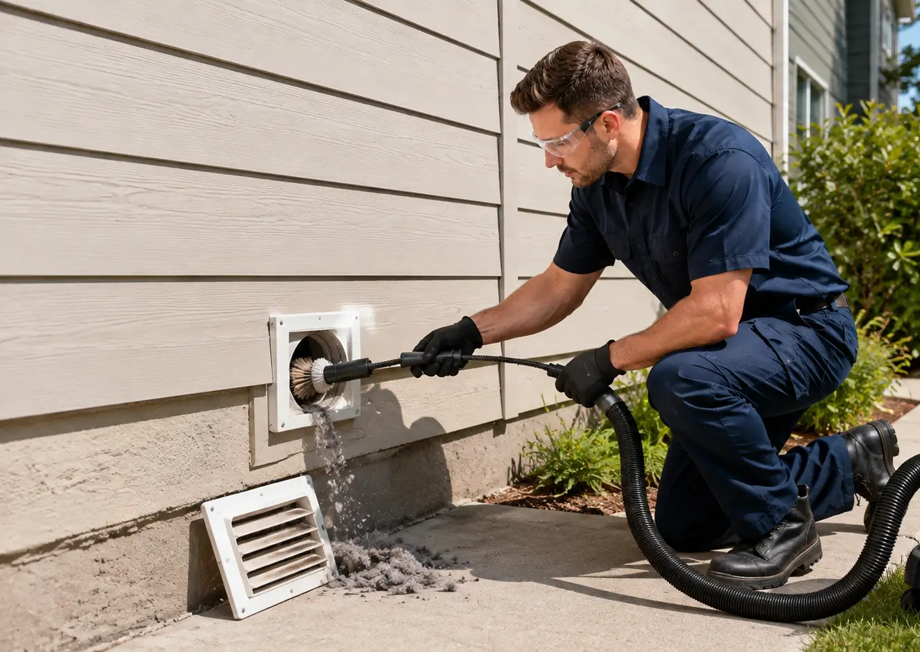 professional dryer vent cleaning service