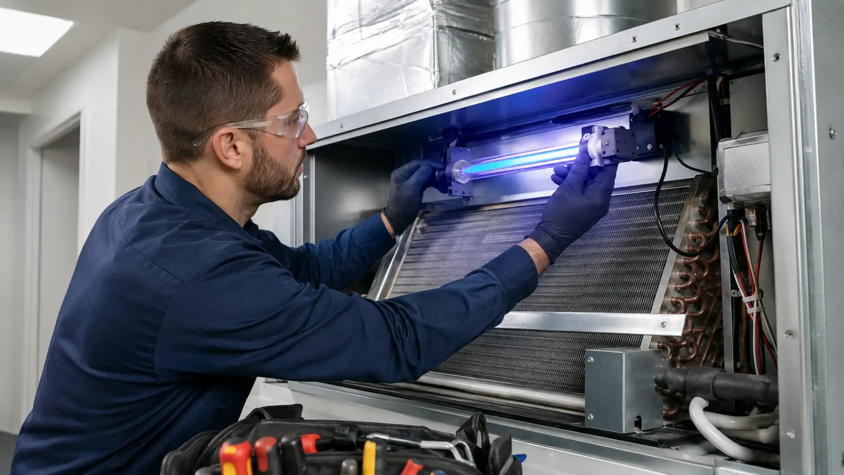 uv light installation hvac system